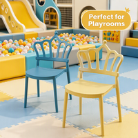 Chaises empilables en PP haut de gamme OEM ODM pour enfants, design moderne, pour banquets, extérieur et salon