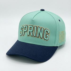 Gorra de Béisbol de 5 Paneles, Sin Estructura, Bordada, Transpirable, de Alta Calidad, para Uso Diario, Fabricante Mayorista OEM ODM - Product Image 1