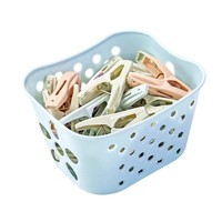 30 pinces à linge en plastique coupe-vent, petites pinces ménagères pour vêtements, sous-vêtements, chaussettes