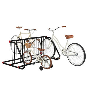 Portabicicletas de suelo Soporte de estacionamiento de bicicleta de metal Portabicicletas de doble cara Gird - Product Image 3