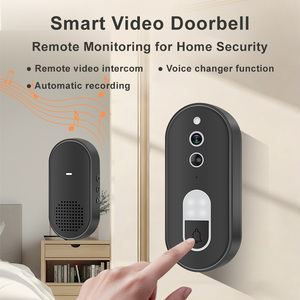 Smart WiFi Video Doorbell Camera With Wireless Chime Two Way Audio Night Vision Motion Alert For Home Security