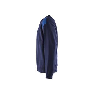 BLAKLADER - 358011588985S Sweatshirt Bleu marine/Bleu bleuet-EAN 7330509810392 WORK HOODIES - Product Image 4
