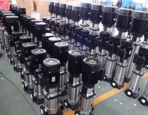 Pompe centrifuge verticale multi-étages en acier inoxydable de haute qualité, pompe de surpression industrielle pour l'approvisionnement en eau, l'irrigation et la lutte contre l'incendie QDL Vert - Product Image 4
