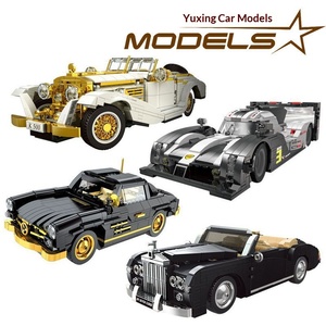 Yuxing Versatile Creative 10001-10236, Modelo de Coche de Carreras Clásico, Juguete de Bloques de Construcción de Plástico ABS para Niños, Piezas Pequeñas para Armar - Product Image 5