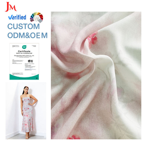 जेम गर्म बिक्री सुरुचिपूर्ण पर्यावरण के अनुकूल लिओसेल लिकल लिनेन पुष्प प्रिंट कपड़े - Product Image 1