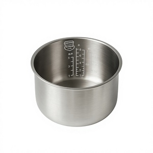 Compatible avec le <span class=keywords><strong>cuiseur</strong></span> à <span class=keywords><strong>riz</strong></span> 4L, cuve intérieure en acier inoxydable <span class=keywords><strong>de</strong></span> qualité médicale 316L, version épaissie, CA/DC/DF/MFS, qualité alimentaire - Product Image 1