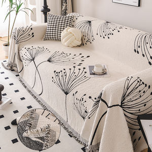 Funda de sofá de semi <span class=keywords><strong>franela</strong></span> de gama alta nórdica de una pieza todo incluido antideslizante funda de sofá Universal para todas las estaciones - Product Image 1