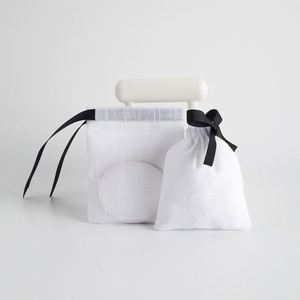 Custom Logo Linen Cotton Muslin Mini <b>Pouch</b> Thick <b>Drawstring</b> Dust Bag for Jewelry-Necklace Earring Rings-for Wallet Use Packaging - Product Image 6