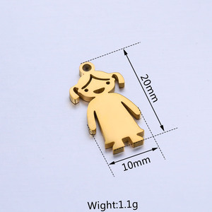 Specchio lucidato in acciaio inox ciondolo in bianco ragazzino ragazza gatto cane Charm regalo <span class=keywords><strong>gioielli</strong></span> per collana braccialetto all'ingrosso - Product Image 2