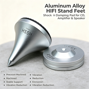 ขาตั้งลำโพงแบบกันเสียงสะท้อน XSSH Audio HIFI ทำจากอลูมิเนียมอัลลอย พร้อมแผ่นรองลดแรงสั่นสะเทือน สำหรับเครื่องเล่นซีดีและเครื่องขยายเสียง - Product Image 2
