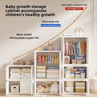 Armoire de rangement pour jouets d'enfants Liserve, design moderne et simple, en plastique, multifonctionnelle, grande capacité, pour la chambre des enfants