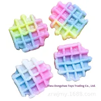 Gaufre Squishy Soulagement Du Stress Jouet Hiver Super Jouet Unisexe Chat Patte Ventilation Sac Aveugle Coloré 14 Ans et Plus