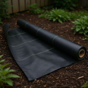 Tela antihierbas DB de 6.5X300cm y 100gsm, tela de barrera contra malezas para jardín, para uso en exteriores - Product Image 2