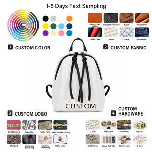 Luxury Bags for Women <strong>Backpack</strong> Durable PU Leather with Zipper Closure Waterproof <strong>Ladies</strong> <strong>Backpack</strong> - Product Image 5