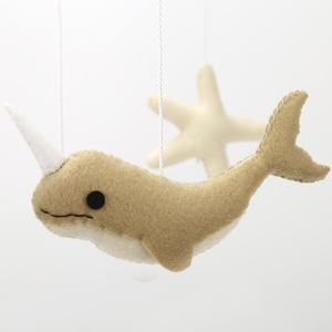 Mobile de bébé pour chambre d'enfant, mobile de bébé en forme de baleine, mobile de bébé en forme de tortue de mer, mobile de bébé en forme de <span class=keywords><strong>dauphin</strong></span>, mobile de bébé en feutre en forme de poisson de mer - Product Image 2