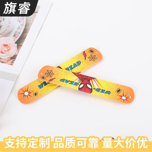 Spider-Man <b>Slap</b> <b>Bracelet</b> Yellow Orange Cartoon Character Wristband For Kids Party Decoration - Product Image 3