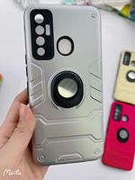 Afrique Offre Spéciale pour TECNO Series PC + TPU 2 en 1 coque arrière rigide pour SPARK 6 5 AIR avec anneau support étui de téléphone Anti-goutte