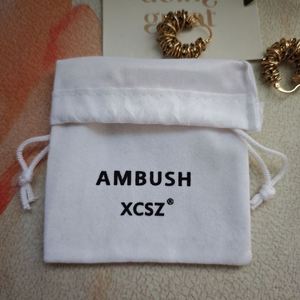Reusable Custom Logo Printed Velvet Fabric Jewelry Pouch <b>Small</b> Drawstring Gift Storage Packaging Cosmetic Dust Velvet <b>Bag</b> - Product Image 6