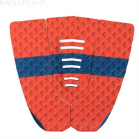 Accessoires SUP EVA Deck Grip Pads 3M Adhésif Surfboard Traction Pad 3 Piece Stomp Surfboard Skimboard Pads avec Kick Tail
