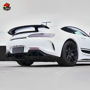 Nouvelle arrivée SG Design pour Mercedes Benz <span class=keywords><strong>AMG</strong></span> <span class=keywords><strong>GT</strong></span>/GTS <span class=keywords><strong>2</strong></span> <span class=keywords><strong>portes</strong></span> version étroite 15-22, mise à niveau vers le kit carrosserie version large en carbone sec GTR - Product Image 3