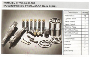HPV132 High-Pressure Hydraulic Pump Parts Komatsu Including Valves Piston Pump Models PC60-<b>7</b>/PC220-6/<b>7</b> PC200-6/<b>7</b> PC300-6/<b>7</b> - Product Image 6