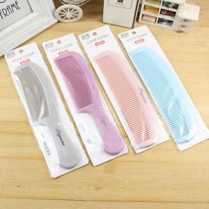 Peigne à dents larges en plastique AISHU Love Comb, grande taille, pour usage domestique, soin des cheveux - Product Image 1