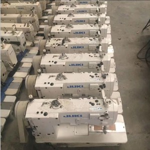 Machine à coudre industrielle d'occasion Juki LH 3578A à 2 aiguilles, point noué, tête semi-sèche - Product Image 2