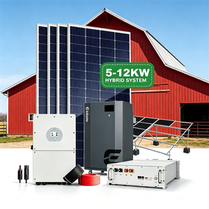 Système d'énergie solaire hybride complet ESSLUCKY, ensemble complet 5Kw 6Kw 8Kw 10Kw 12Kw 15Kw 20Kw MPPT, montage sur toit, pour la maison - Product Image 3