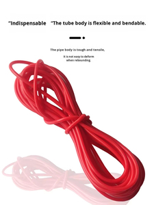 Yüksek Esneklik Ultra Yumuşak Yüksek ve Düşük Sıcaklığa Dayanıklı Hortum Elastik Endüstriyel Sınıf Silikon Kauçuk - Kırmızı Silikon Tüp - Product Image 3