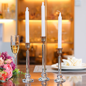 Darz Crystal Glass Crystal Metal Candlestick Holder Durable Decorative Ornament For Home Wedding <b>Table</b> Centerpiece - Product Image 4