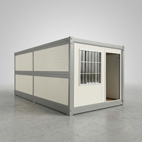 Casa Contenedor Portátil Plegable y Expandible Prefabricada, Aislada e Impermeable, de 20 y 40 Pies