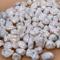 Perles de culture d'eau douce baroques naturelles de 9-11 mm, perles Keshi irrégulières en vrac pour la fabrication de bijoux, vente en gros