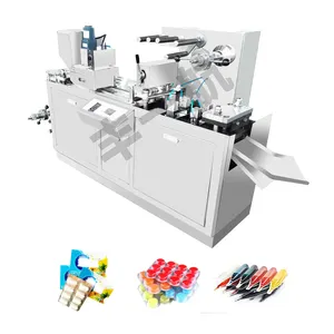 Size 00 blister packaging machine with 10 holes aluminum foil pvc blister packaging machine