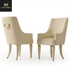 New Arrival New Design Home Furniture Microfiber Leather Hardware Modern Dining Chairs For Dining Room