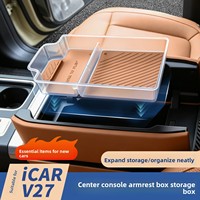Geeignet für Chery ICAR V27 Armlehnenbox Aufbewahrungsbox Innenraum-Aufbewahrungsregal Rutschfeste Auflage V27 Zubehör