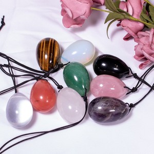 Huevos de Piedras Preciosas, Piedras Naturales, Piedras Curativas, Ejercicio de Kegel para Mujeres, Juego de Huevos Yoni de Cristal - Product Image 1