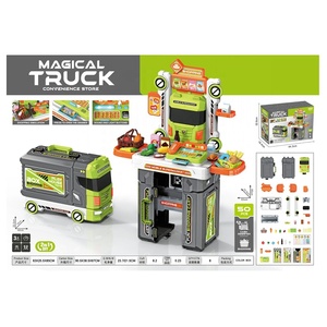 Ensemble de jouets de <span class=keywords><strong>cuisine</strong></span> pour maison de poupée 38 pièces avec camion de courses 2-en-1 et camion médical, jeu de rô<span class=keywords><strong>le</strong></span>, aliments, <span class=keywords><strong>cuisine</strong></span>, cadeau pour enfants garçons filles - Product Image 2