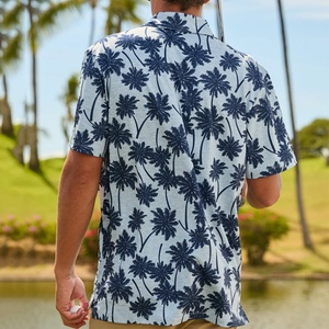 Polo de Manga Corta con Dos Botones y Diseño Acordonado, Camisa de Golf Estampada de Alta Calidad, Polo Personalizado 100% Algodón - Product Image 4