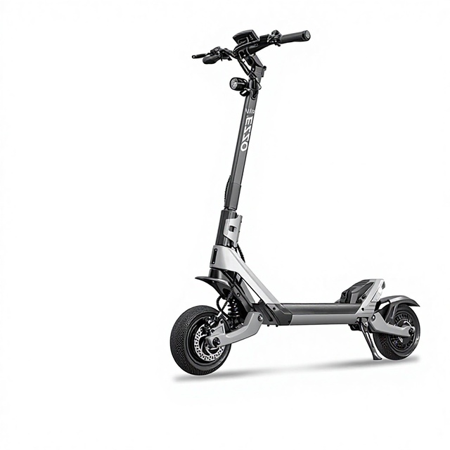 Hezzo Aluminum Alloy Foldable Outdoor Off-road Electric Scooter 60V3200W23Ah Front/Rear Shock Absorption 10 Inch Tire 150kg