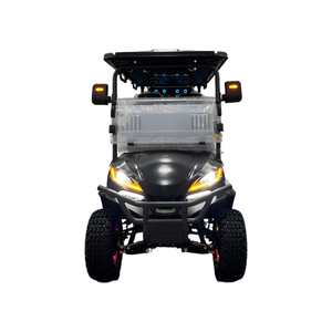 Carrito de Golf Eléctrico Todoterreno de 4 Plazas con Gancho de Remolque y Cabrestante, Certificado CE, Capacidad de Carga 15-20, Alcance 70-90 km - Product Image 1