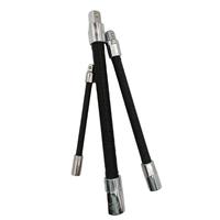 Adaptador de barra de extensión de 3 uds., varilla conectiva, cabezal de conversión de eje Flexible, llave de trinquete de alto par, taladro electrónico