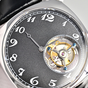 Top Tier High End Customizable Tourbillon Stainless Steel <b>Case</b> Genuine Leather Strap Men's Business <b>Watch</b> - Product Image 4