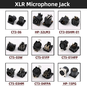3/4/5/7 Pins Nam Nữ <span class=keywords><strong>XLR</strong></span> Bảng Điều Khiển Gắn Kết Nối Âm Thanh Ổ Cắm Kết Nối Micrô Đầu Nối MIC <span class=keywords><strong>XLR</strong></span> - Product Image 4