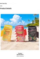 Hete Aanbieding Hoge Kwaliteit Dames Hawaiiaanse Fruit Sapblik Haar Klauw Clip Creatieve Drinkblik Vorm Haarclip voor Zomer Groothandel