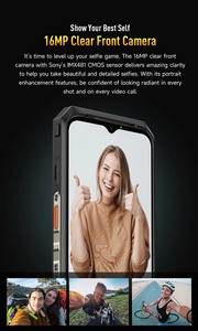 <span class=keywords><strong>Power</strong></span> <span class=keywords><strong>Armor</strong></span> <span class=keywords><strong>19</strong></span> Global Rugged Phone 4G Smartphone Android 12 Mobile 6,58 "NFC/GPS/Identificación de huellas dactilares/Desbloqueo facial Dual 4G LTE Cell - Product Image 4