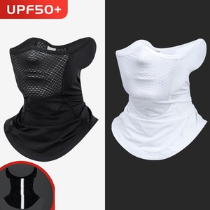 Conception de bande réfléchissante UPF 50 +, guêtre de sport en soie glacée, protection solaire contre la <span class=keywords><strong>poussière</strong></span> en plein air, demi-<span class=keywords><strong>masque</strong></span> facial pour <span class=keywords><strong>moto</strong></span> et cyclisme - Product Image 2