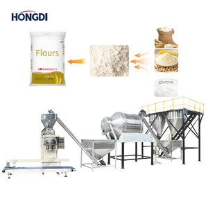 Precio de fábrica Línea de envasado de acero inoxidable Transporte automático Mezcla Embalaje Fertilizante Alimentación Harina Industria alimentaria - Product Image 1