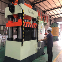 Presse à poinçonner hydraulique à quatre colonnes et trois poutres, commande CNC servo PLC, machine à poinçonner les pièces d'or, d'argent et de cuivre, haute performance