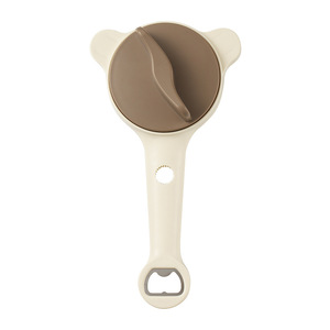 Bottle Opener Handle Khaki ABS Non Slip Serrated Multi Functional For Jar Lid Opening - Product Image 5