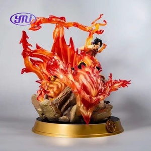 One Pieced Anime GK Singularity <span class=keywords><strong>Summit</strong></span> War Ace Fire Fist Ace Modelo Estatua Figura en caja Regalo - Product Image 4